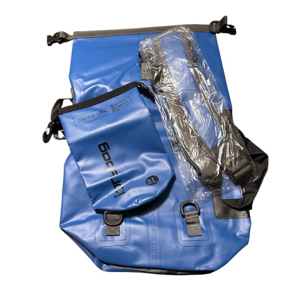 Ice Bag – Travel Story Waterproof Dry Bag Backpack – Large – Blue (NEW) - Picture 5 of 14